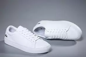 lacoste europa sneaker cuir blanc